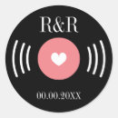 Search for record wedding stickers Vinyl