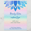 Search for glitter flyers Beauty salon