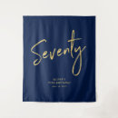 Search for 70th birthday backdrops Gold