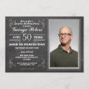 Search for male 50th birthday invitations Chalkboard