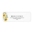 Search for light yellow return address labels Floral