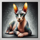 Search for hairless cat posters Kitty