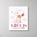 Search for valentines day canvas prints Peanuts