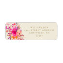 Search for whimsical floral return address labels Botanical