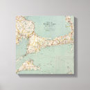 Search for massachusetts map canvas prints Cape cod