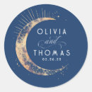 Search for universe wedding stickers Galaxy