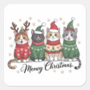 Search for cat in santa hat stickers Snow