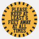 Search for social distancing stickers Keep your distance