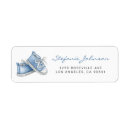 Search for boy birthday return address labels Watercolor