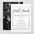 Search for black and silver bridal shower invitations Grey