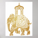 Search for indian elephant posters Gold