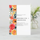 Search for floral pattern wedding invitations Red