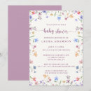 Search for colorful baby shower invitations Baby in bloom