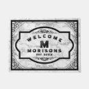 Search for black white geometric doormats Vintage