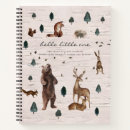 Search for baby animals notebooks rustic