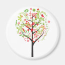Search for red bird magnets Colourful