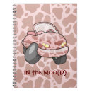 Search for funny cow notebooks Pink