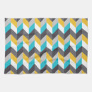 Search for yellow and grey tea towels Geometric