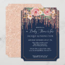 Search for glitz and glam baby shower invitations For her