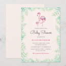 Search for flamingo baby girl shower invitations Tropical