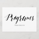 Search for program wedding invitations Black and white