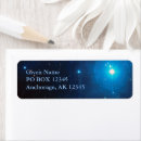 Search for glow return address labels Blue
