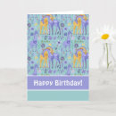 Search for giraffe pattern cards For her