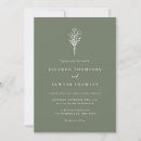 Search for floral bouquet wedding invitations Botanical