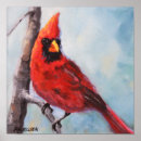 Search for red bird art Nature