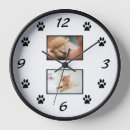 Search for pet clocks Black and white
