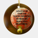 Search for funny fishing christmas tree decorations Bass
