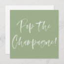 Search for pop the champagne bridal shower invitations Modern
