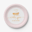 Search for cutie pie plates Baby shower