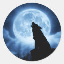 Search for blue wolf stickers Moon