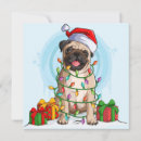 Search for pug christmas cards Puppies