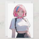 Search for manga birthday invitations Kawaii