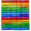 Search for rainbow stripes shower curtains Abstract