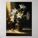 Search for white lily posters Elegant