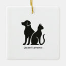 Search for cat silhouette christmas tree decorations Pet