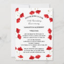 Search for rustic wedding anniversary invitations Red