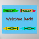 Search for back to school classroom posters Crayons