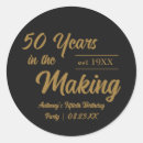 Search for 50th year stickers Fiftieth birthday party