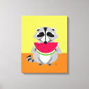 Search for racoon canvas prints Wildlife
