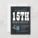 Search for sweet fifteen invitations Navy blue