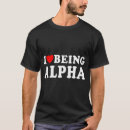 Search for alpha wolf tshirts Text