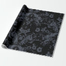 Search for black damask wrapping paper Abstract