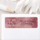 Search for rose gold foil return address labels Classy