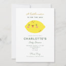 Search for lime baby shower invitations Little cutie