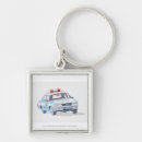 Search for police car key rings Transportation