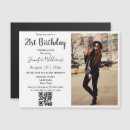 Search for magnetic birthday invitations Stylish
